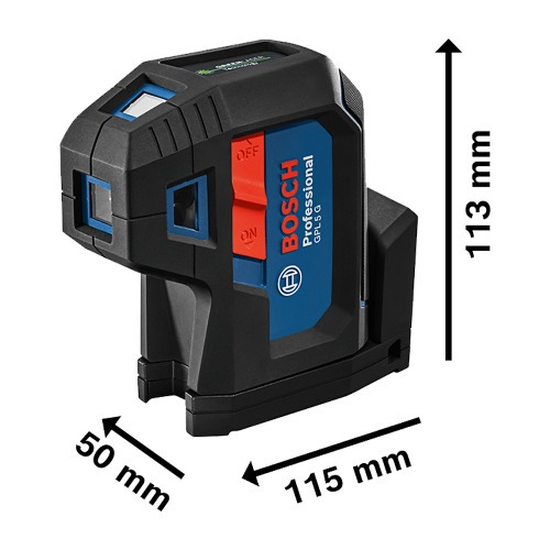 Nível a laser verde 5 pontos alcance 30 metros - GPL 5 G Nível a laser verde 5 pontos alcance 30 metros - GPL 5 G