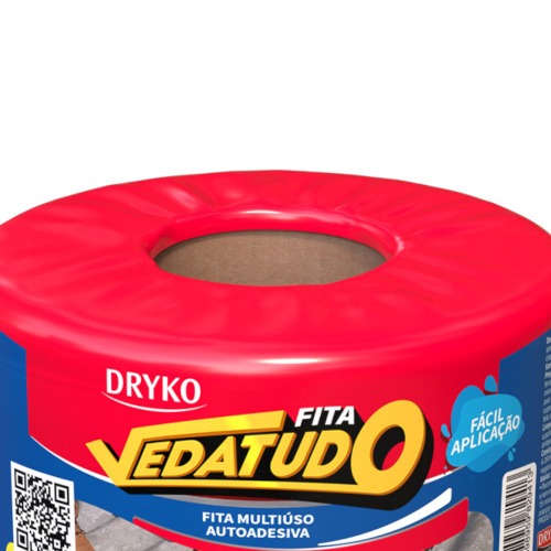 Fita manta asf�ltica auto adesiva aluminizada multiuso 10 cm x 10 m - VEDATUDO