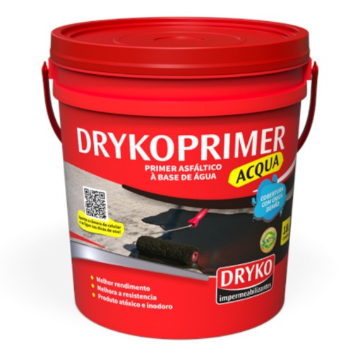 Primer asfltico 18l para mantas e fitas asflticas - DrykoPrimer
