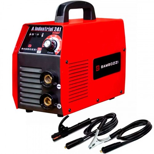 Inversora de solda 200A para eletrodo revestido e tig DC bivolt - A Industrial 241  110V/220V