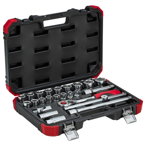 Jogo de soquete sextavado 10 a 32 mm encaixe 1/2