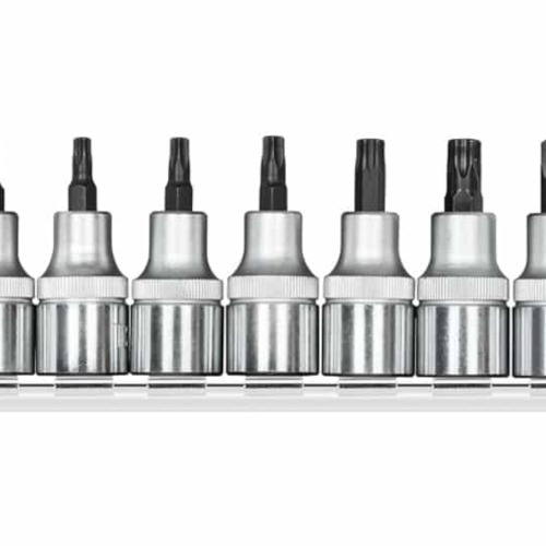 Jogo de chave soquete hexalobular encaixe 1/2 Jogo de chave soquete hexalobular encaixe 1/2