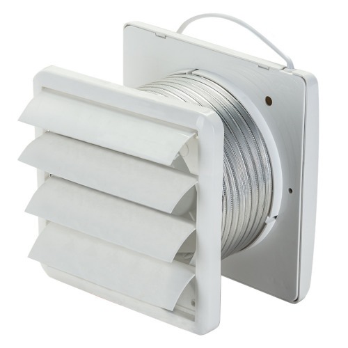 Exaustor para banheiro di�metro de 150 mm com grade e duto KEXB-03  110V/220V