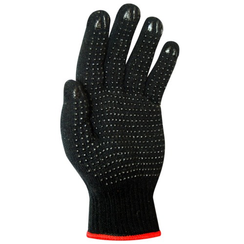 Luva de malha pigmentada tricotada