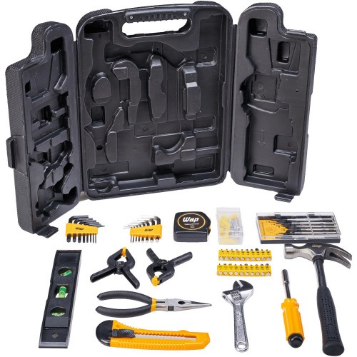 Jogo de ferramentas com 132 pe�as e maleta dobr�vel - MKF132