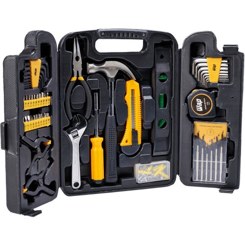 Jogo de ferramentas com 132 pe�as e maleta dobr�vel - MKF132