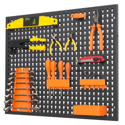 Painel para ferramentas met�lico para ganchos pl�stico 725 x 575 mm