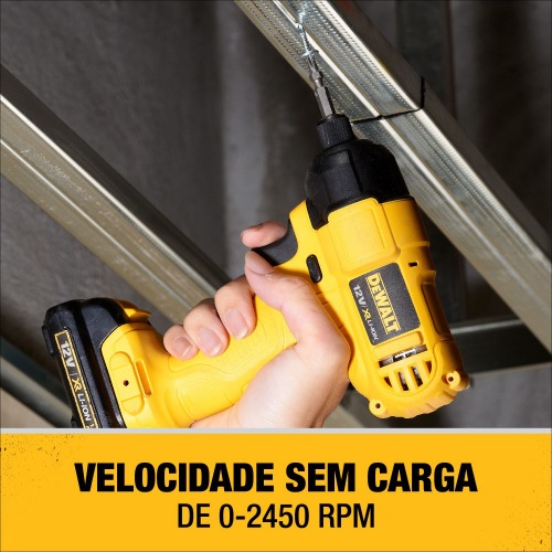 Combo Furadeira Parafusadeira de impacto DCD716 + Parafusadeira de impacto DCF805 12V - DCK202C2T-BR 110V/220V Combo Furadeira Parafusadeira de impacto DCD716 + Parafusadeira de impacto DCF805 12V - DCK202C2T-BR 110V/220V