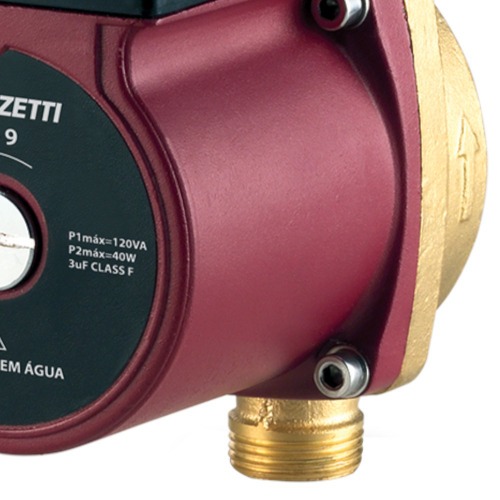 Bomba pressurizadora 120 watts 1500 L/H - PL-9 110V Bomba pressurizadora 120 watts 1500 L/H - PL-9 110V