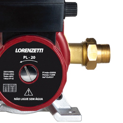 Bomba pressurizadora 350 watts 2700 L/H - PL-20  220V