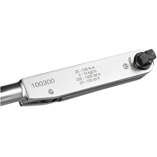 Torqumetro de estalo de 3 a 14 kgf.m com encaixe de 1/2