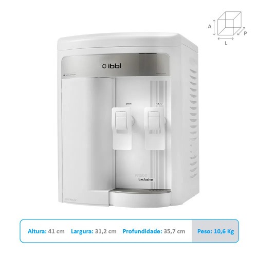 Purificador de �gua refrigerado por compressor branco - FR600 Exclusive  110V