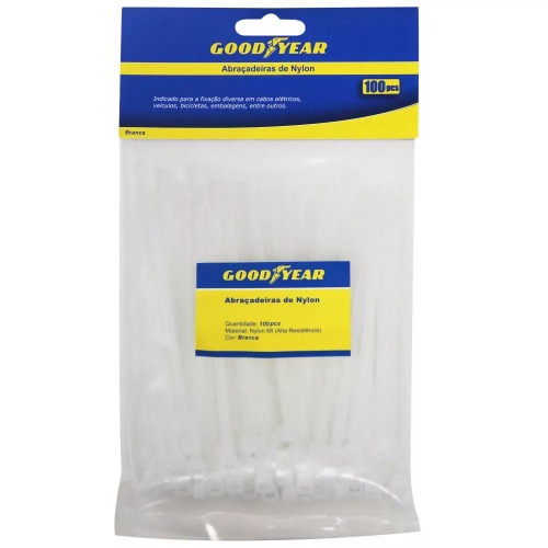 Abra�adeira de nylon 7,6 mm x 20 cm 100 pe�as GYCTP021
