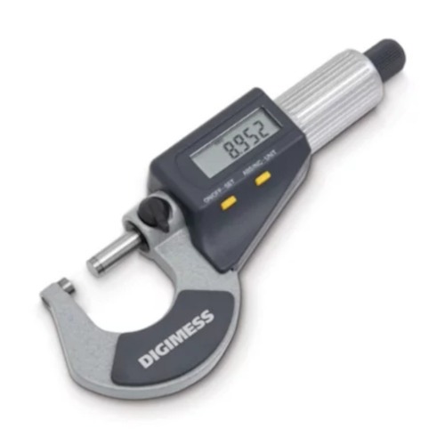 Micrmetro externo digital capacidade de 0 - 25 mm exatido de 0,002 mm