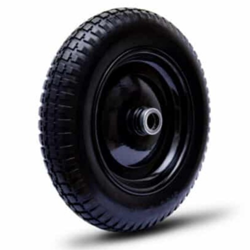 Roda completa com pneu maci�o 13