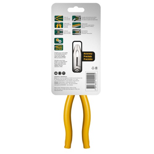 Alicate universal para eletricista isolado 8