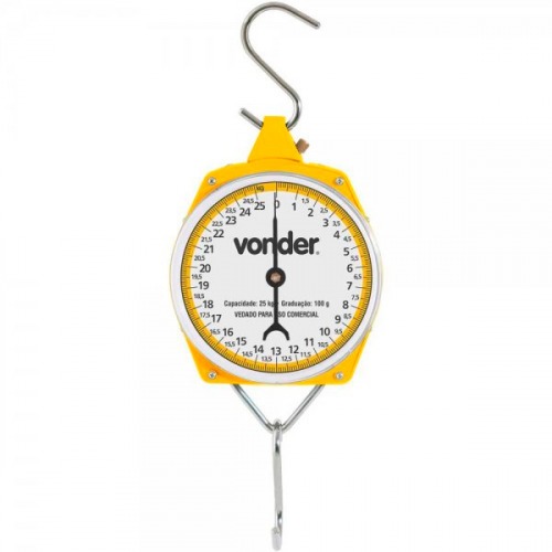 Balana suspensa analgica tipo relgio 25 kg 