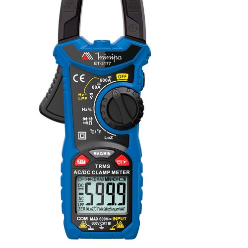 Alicate ampermetro digital True Rms CATIII 600V - ET-3177