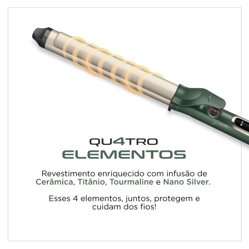 Modelador de cachos 28 mm 4 Elementos By Juliette - MC-JU-02  110V/220V Modelador de cachos 28 mm 4 Elementos By Juliette - MC-JU-02  110V/220V