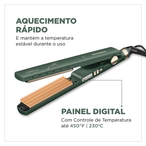 Prancha Chapinha Alisadora 4 elementos By Juliette - P-JU-02  110V/220V