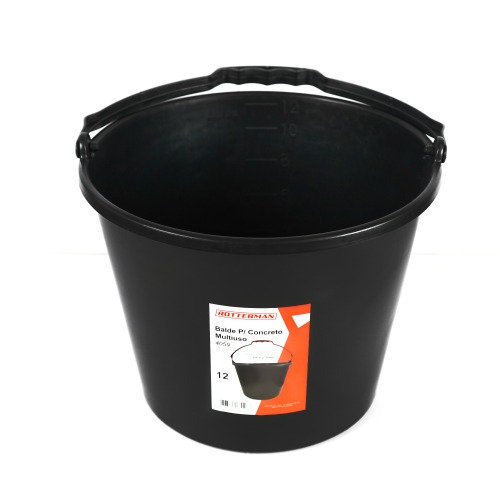 Balde plstico para concreto 12L - RLL-4059