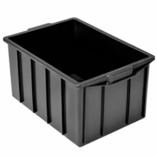 Caixa plástica 130L 74 x 52 x 41 cm sem tampa Caixa plástica 130L 74 x 52 x 41 cm sem tampa