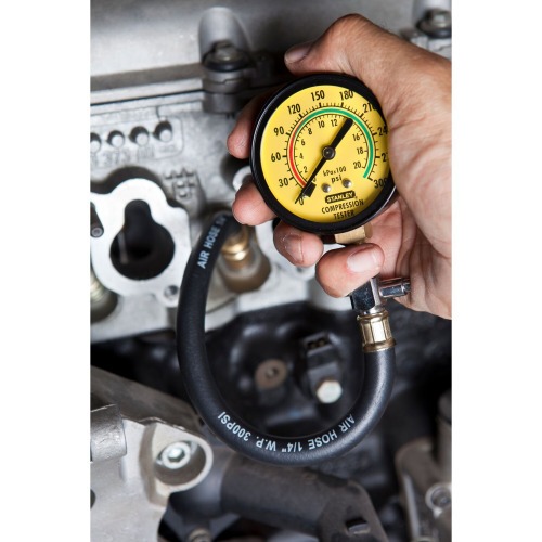 Medidor flexvel de compresso de motores 0-300 psi