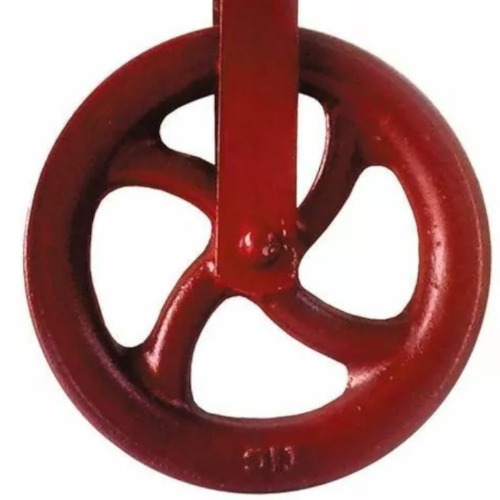 Roldana metálica com gancho 20 cm - 99.607 Roldana metálica com gancho 20 cm - 99.607