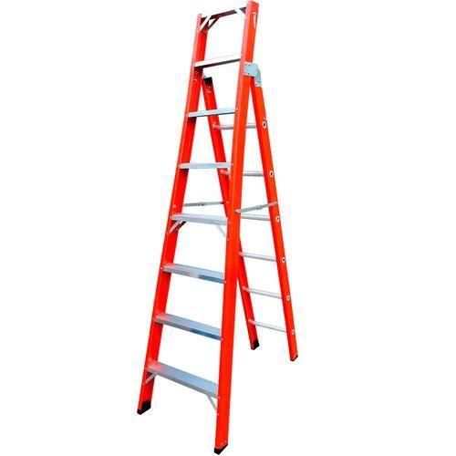 Escada de fibra de vidro 6 / 9 degraus 1,80 x 2,95 m modelo multiuso - FMU-6/9