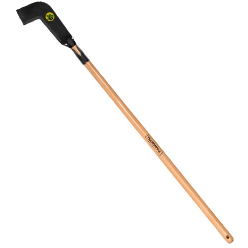 Foice mineira metlica com olho de 35 mm cabo de madeira de 100 cm