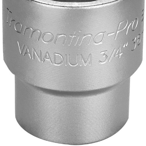 Soquete estriado 38 mm encaixe 3/4 Soquete estriado 38 mm encaixe 3/4