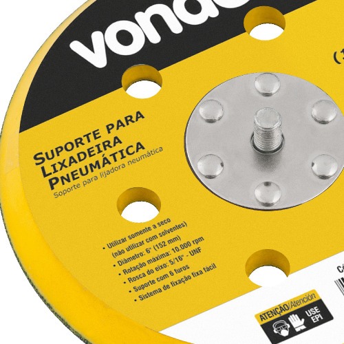 Base para lixadeira roto orbital pneum�tica 6