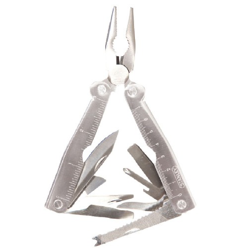 Alicate multiuso em a�o inox com 16 fun��es