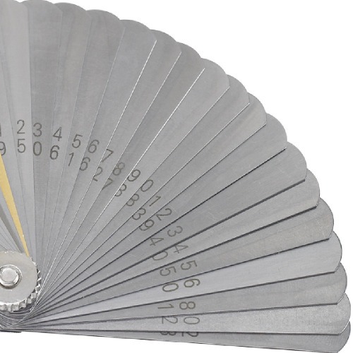 Calibrador de folga de 0,038 a 0,889 mm