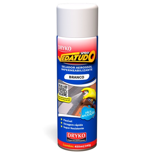 Borracha lquida impermeabilizante spray 400 ml - Vedatudo