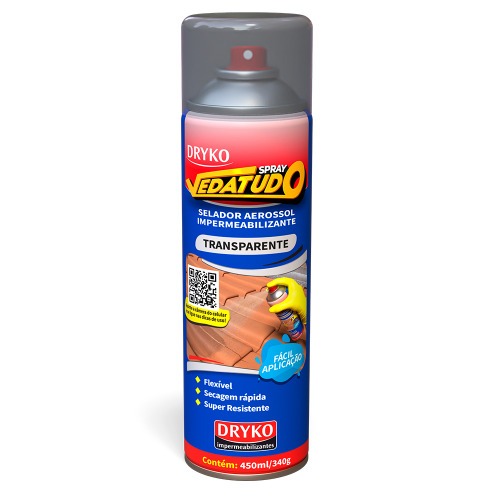 Borracha lquida impermeabilizante spray 400 ml - Vedatudo