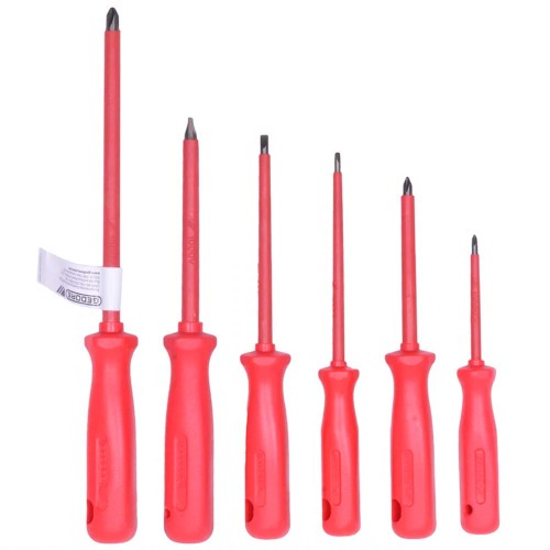 Jogo de chave fenda e phillips isolada com 6 peas - 150-160 NR