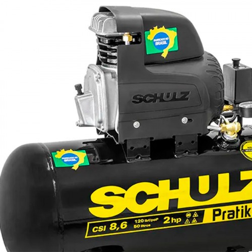 Compressor de ar 8,6 ps 50L 2 hp 120 libras - Pratiko CSI  220V