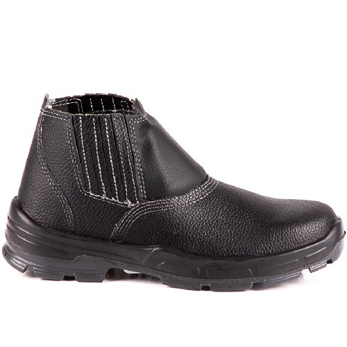 Botina em couro sinttico com elstico e biqueira - 44SELEB