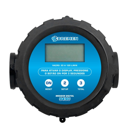 Medidor mecânico digital para Arla 32 20 a 120 L/min Medidor mecânico digital para Arla 32 20 a 120 L/min