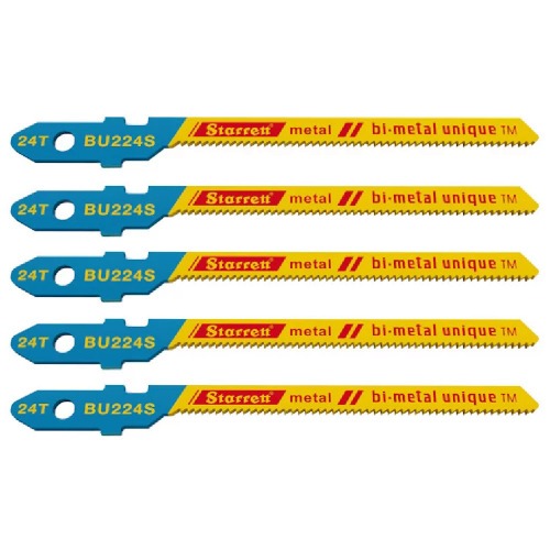 L�mina serra tico tico cortes curvos 50 mm 24 dentes bimetal para metal 5 pe�as - BU224S