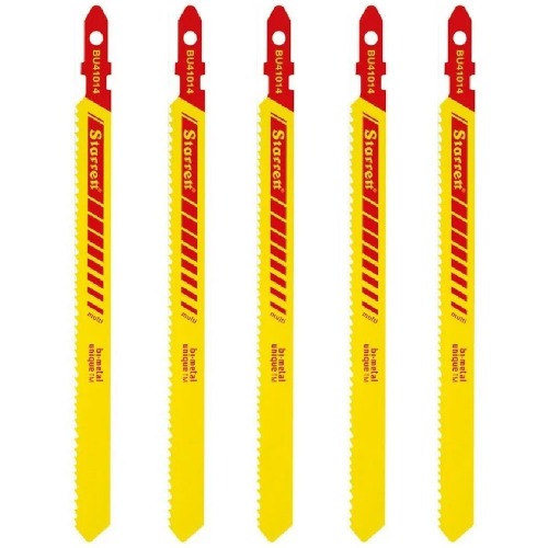 Lâmina serra tico tico 100 mm 14 dentes bimetal multiuso 5 peças - BU41014 Lâmina serra tico tico 100 mm 14 dentes bimetal multiuso 5 peças - BU41014