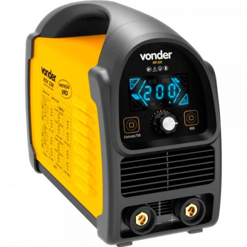 Inversora de solda 200A para eletrodo revestido e tig - RIV 228  110V/220V
