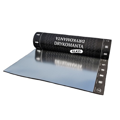 Manta asfltica Polietileno com Alumnio 3 mm 1 x 10 m tipo II - GLASS