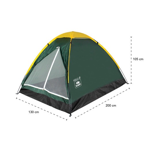 Barraca de camping para 2 pessoas - Iglu