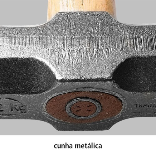 Marreta oitavada 1,5 kg com cabo de madeira