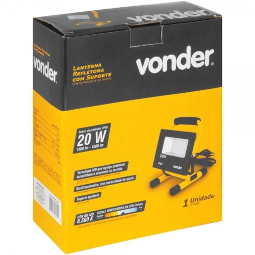 Lanterna refletora com suporte 20W  110V/220V