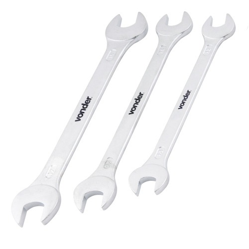 Jogos de chave fixa 6 a 17 mm aço cromo vanádio com 06 peças Jogos de chave fixa 6 a 17 mm aço cromo vanádio com 06 peças