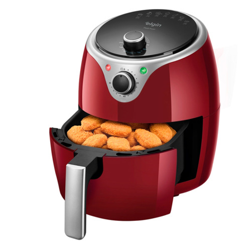 Fritadeira eltrica sem leo Air Fryer 3,5L 1240 Watts vermelha - Flash Fryer  110V