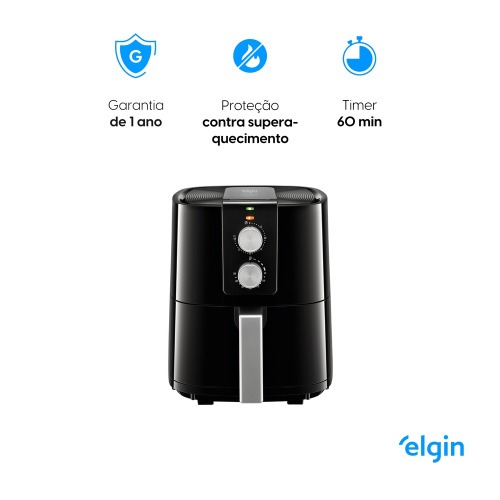Fritadeira elétrica sem óleo Air Fryer 5,5 L 1700 Watts - Cuisine Fry Gourmet 110V Fritadeira elétrica sem óleo Air Fryer 5,5 L 1700 Watts - Cuisine Fry Gourmet 110V